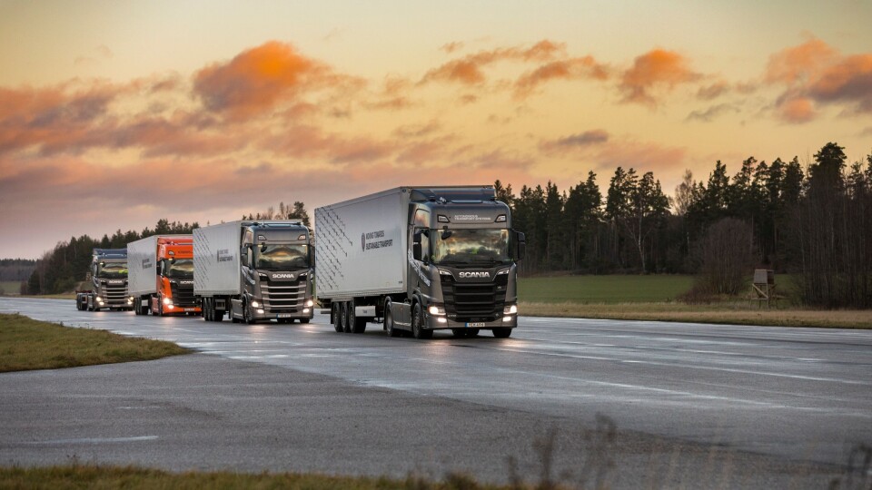 Scania konvoi