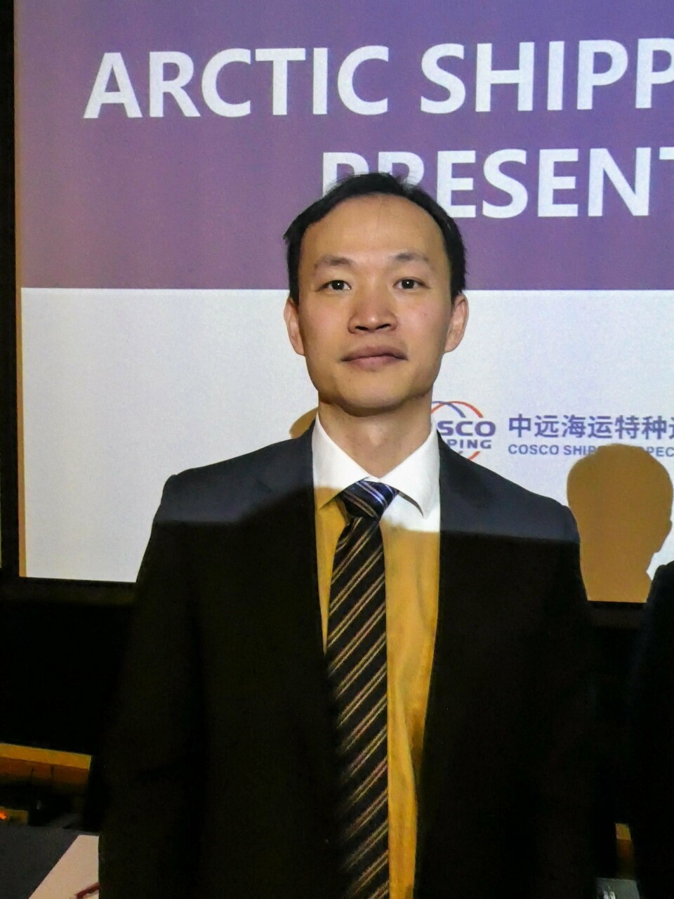 LEDER AN: Xie Weiming er prosjektleder for Cosco Heavy Transport og har stor tro på sjøtransport i nord.