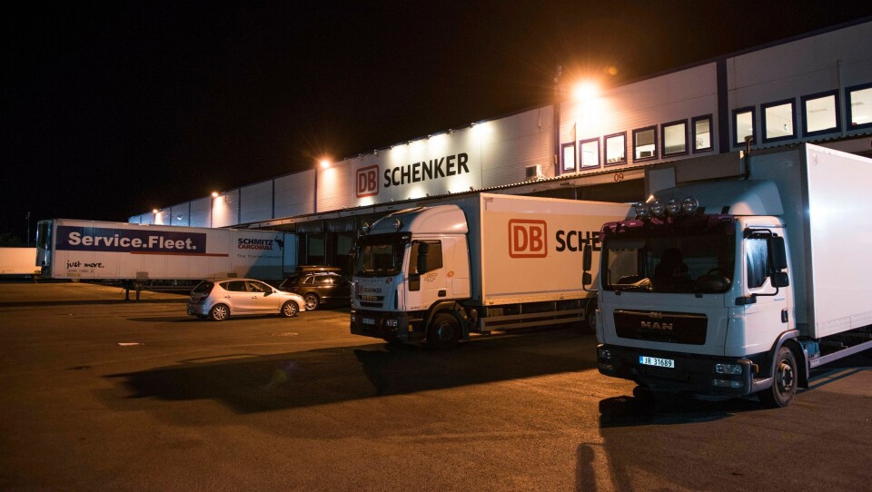 DB Schenker er blant bedriftene som rammes hardt av en eventuell streik.