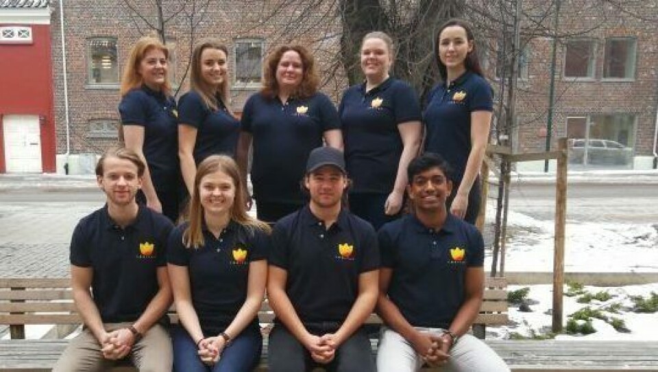 Det nye Logitas-styret: Trine Moslet Holden (leder), Helen Boman (nestleder), Trine Hatlen Gjerde (eventansvarlig), Tuva Rabe Hansen (økonomiansvarlig), Felix Husum (seminaransvarlig), Henrik Strand (markedsføringsansvarlig), Julie Amland (sponsoransvarlig), Nina Hagberg (karrieredagansvarlig), Kevin Alfred (styremedlem).