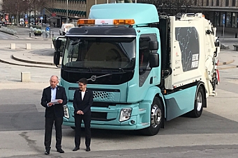 Her er Volvos første elektriske lastebil