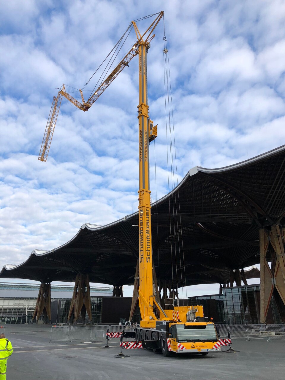 Liebherr MK140 mobil tårnkran vant i kategorien kran- og løfteutstyr.