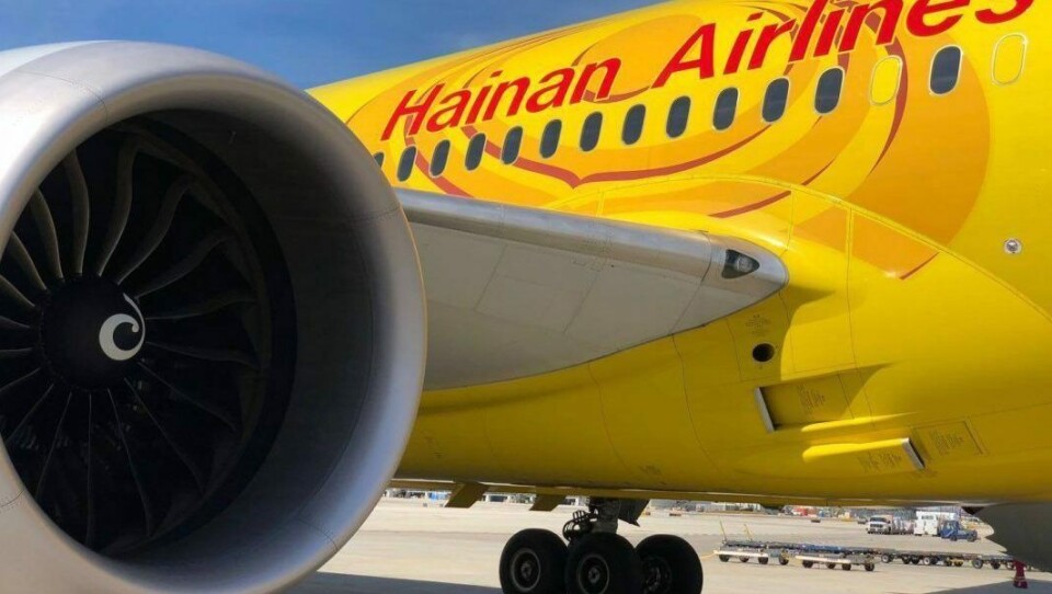Hainan Airlines planlegger direkterute mellom Beijing og Oslo Lufthavn. Foto: Hainan Airlines