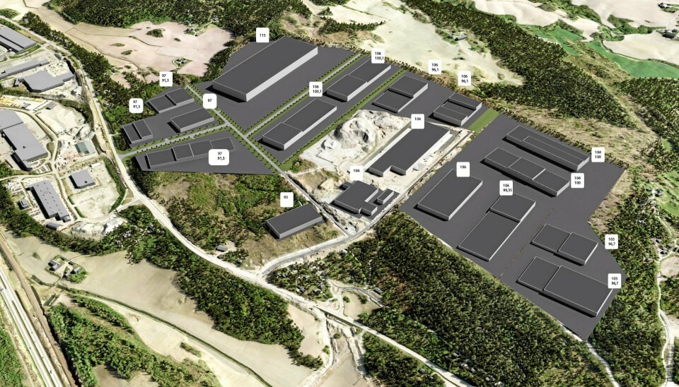 Vestby Næringspark Øst er et stort, nytt lagerområde i Vestby. Her kommer det nye Ikea-lageret.