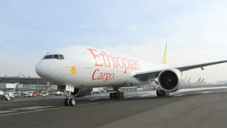 En Boeing 777-200F skal fra september knytte Oslo til Guangzhou i Kina med ny fraktrute. En Boeing 777-200F skal fra september knytte Oslo til Guangzhou i Kina med ny fraktrute.