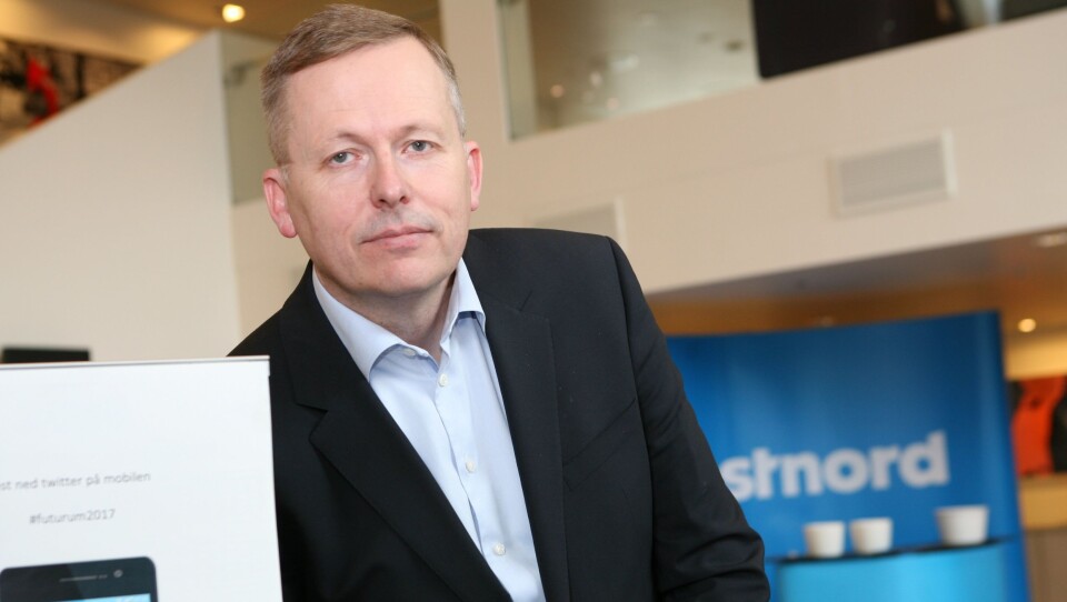 Tim Jørnsen, Executive Vice President eCommerce & Logistics i PostNord Group forteller stolt om en styrket posisjon I Norden og Europa. Foto: Per Dagfinn Wolden