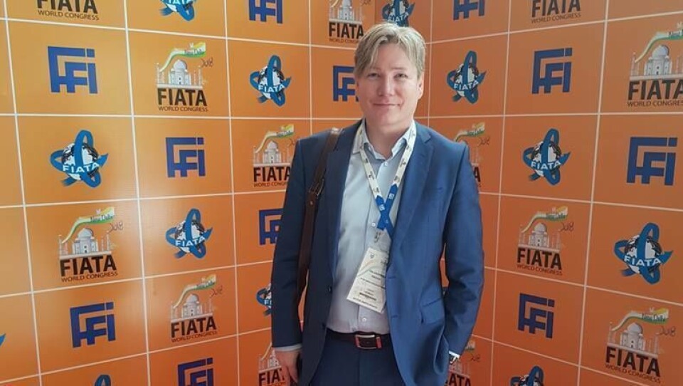 FIATAs Mr. Vice President, Ole Andreas Hagen, er på plass i New Delhi. FIATAs Mr. Vice President, Ole Andreas Hagen, er på plass i New Delhi.