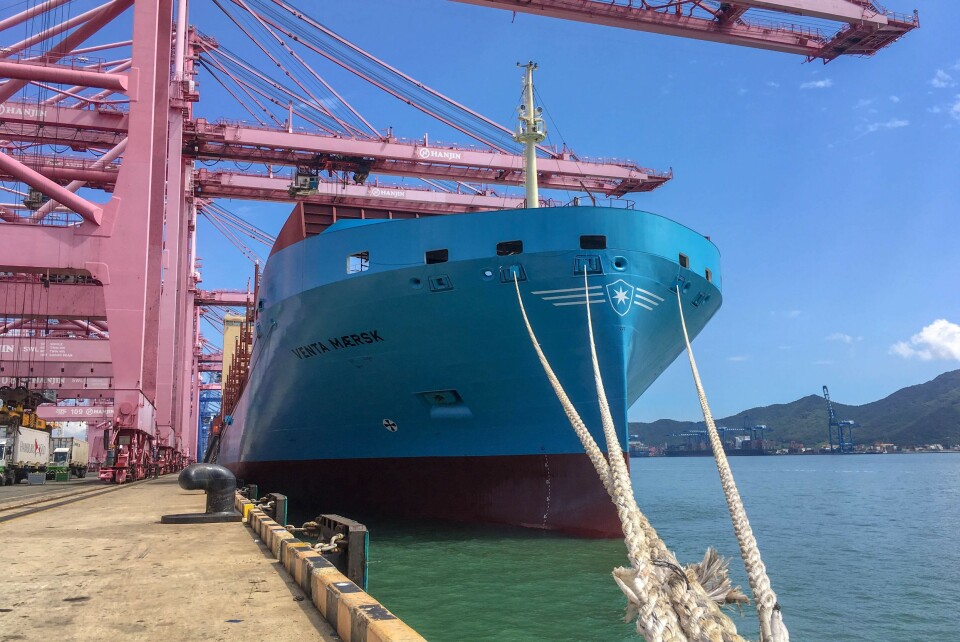 Venta Maersk er laget for å kunne operere i temperaturer ned til – 25. Hun har en kapasitet på 3,596 TEU, men på turen mellom Busan og Bremerhaven hadde hun med seg 660 reefercontainere.
