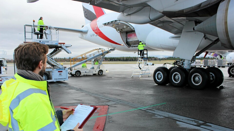Emirates suksessflyvninger med norsk laks.