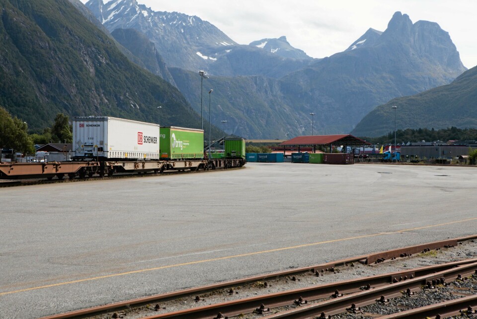 Det kan bli stille på godsterminalen i Åndalsnes framover. Det kan bli stille på godsterminalen i Åndalsnes framover.