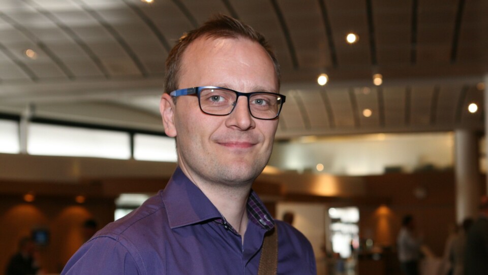 Steffen Larvoll møter de nye it- og logistikkutfordringene i norsk varehandel som ny markedsutviklingsleder i DRIW AS, Oslo. Foto: Per Dagfinn Wolden