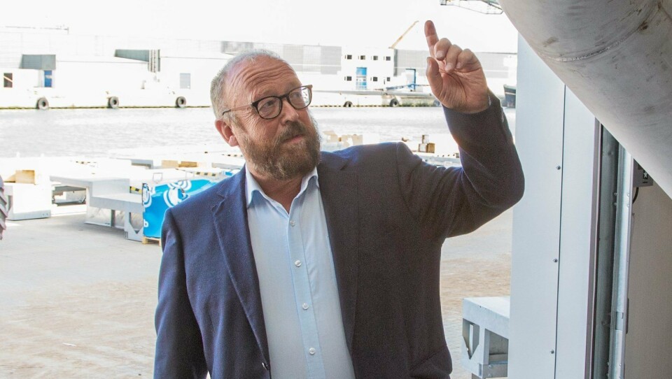 Administrerende direktør i Hav Line, Carl-Erik Arnesen, er frustrert over løgner som serveres i media om rederiets drift.