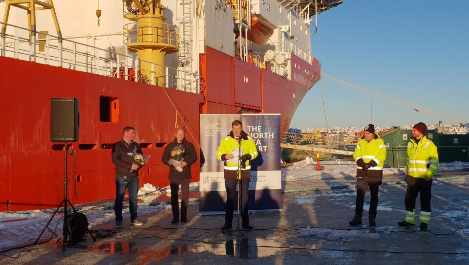 Landstrøm er på plass i Karmsund Havn.