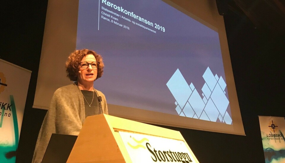 Fredag ble Røroskonferansen 2019 sparket i gang med statssekretær Christl Kvam (H) i Arbeids- og sosialdepartementet. Foto: Per Dagfinn Wolden