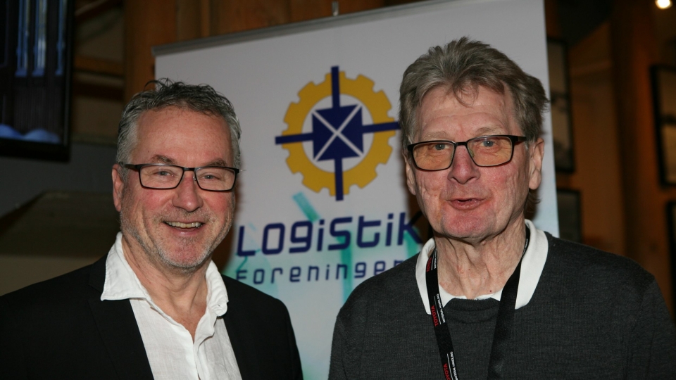 Logistikkprofessor Ola Strandhagen (t.v.) og Logisticas Rolf Aarland er logistikksjefenes nye talerør. Foto: Per Dagfinn Wolden