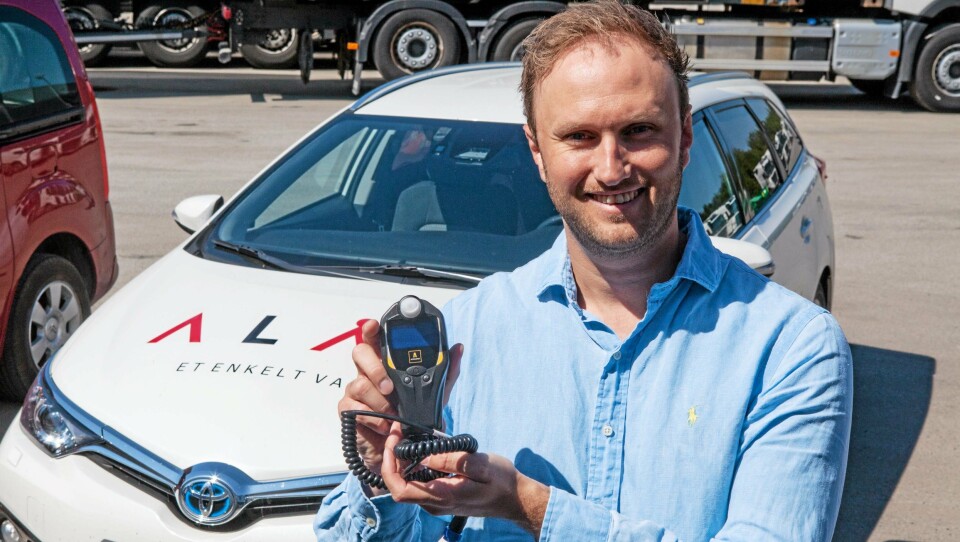 Poul Erik Hoffmann i Alås gleder seg over å ha blit NLFs partner på alkolåser.
