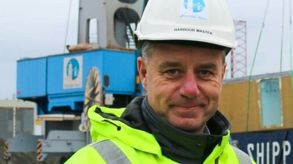 Rune Hvass, havnesjef i Arendal.