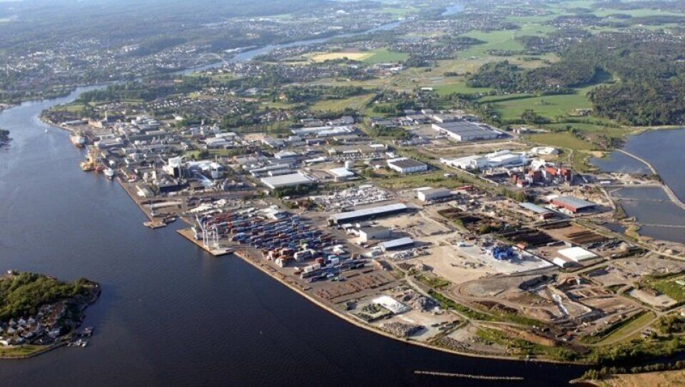 Industriområdet Øra, inklusive Borg havn, ved utløpet til Glomma i Fredrikstad. Arkivfoto: Borg Havn IKS. Industriområdet Øra, inklusive Borg havn, ved utløpet til Glomma i Fredrikstad. Arkivfoto: Borg Havn IKS.