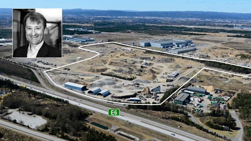 ATTRAKTIVT: Mellom E6 og Coops sentrallager C-Log har Fabritius store planer og muligheter for framtidige logistikkbygg. Den markerte tomten eide Fabritius før det omtalte oppkjøpet. ATTRAKTIVT: Mellom E6 og Coops sentrallager C-Log har Fabritius store planer og muligheter for framtidige logistikkbygg. Den markerte tomten eide Fabritius før det omtalte oppkjøpet.