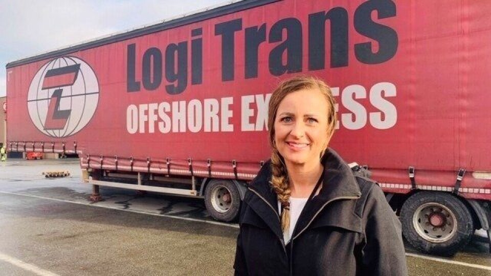 Cathrine Ogne leder Logi Trans fra sin base i Risavika.