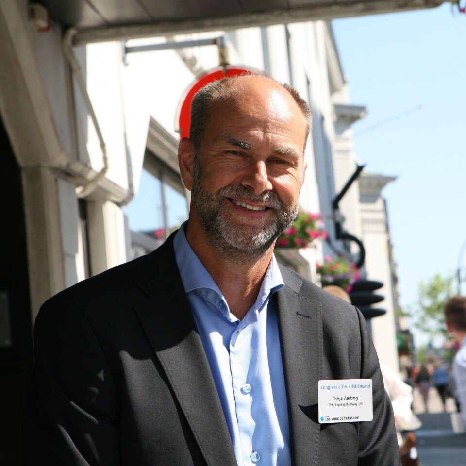 Adm. direktør Terje Aarbog i DHL Express er stolt av å representere toppen blant Norges beste arbeidsplasser. Foto: Per Dagfinn Wolden