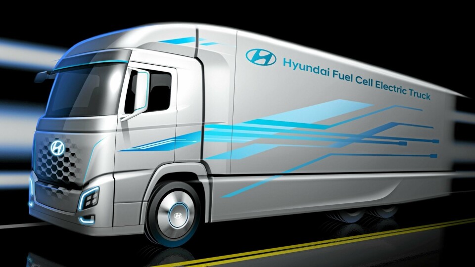 I ÅR: Allerede i år skal de første hydrogendrevne lastebilene etter planen leveres i Sveits i samarbeid med H2 Energi.