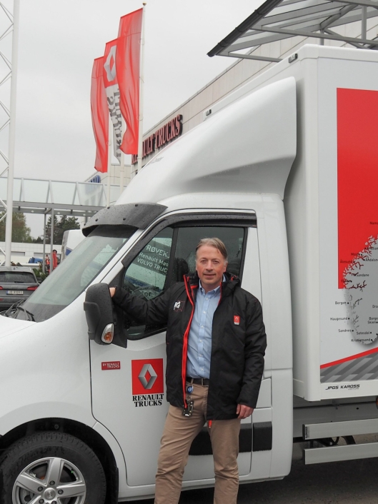 Viggo Noreng, salgsdirektør i Renault Trucks Norge, har store forventninger til nye Renault Master.