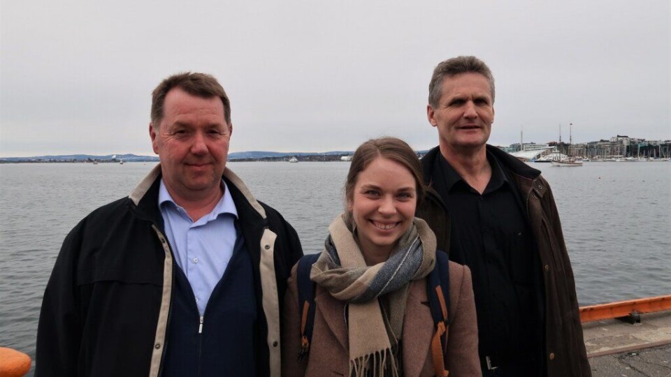 Carl Johan Hatteland fra Oslo Havn sammen med Elin Osnes Strand og Trond Sikveland fra Kristiansand Havn Carl Johan Hatteland fra Oslo Havn sammen med Elin Osnes Strand og Trond Sikveland fra Kristiansand Havn