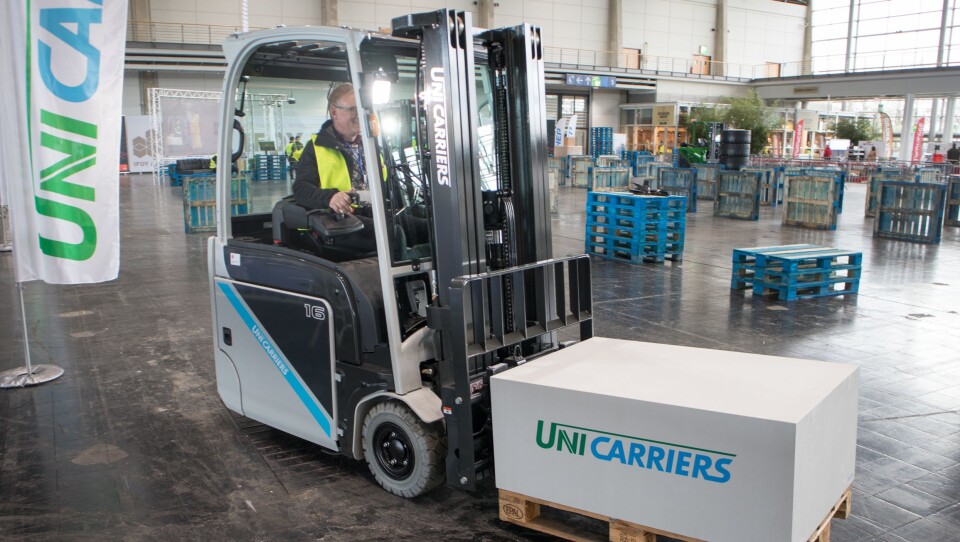 ÅRETS MOTVEKTSTRUCK: Unicarriers TX3. ÅRETS MOTVEKTSTRUCK: Unicarriers TX3.