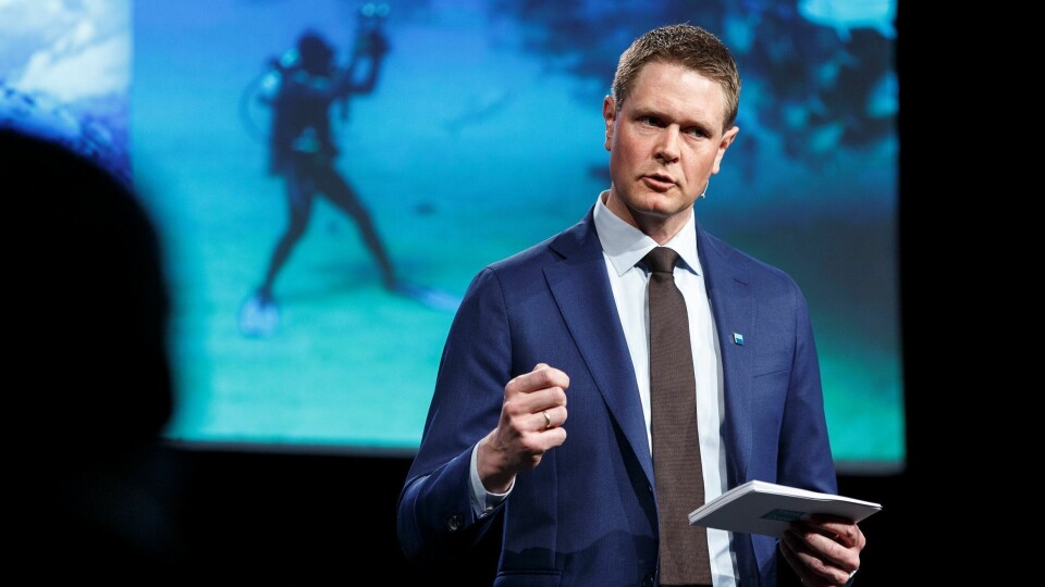 Norges Rederiforbunds administrerende direktør, Harald Solberg. Arkivfoto.