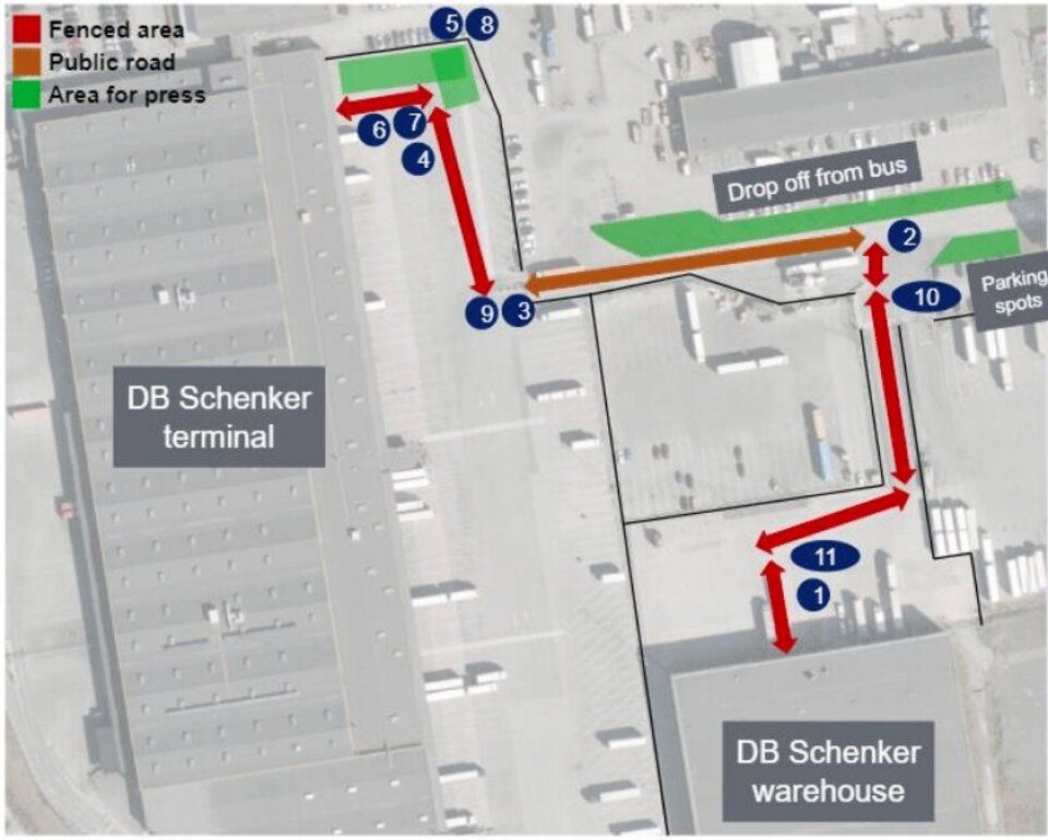 BEGRENSET: Det er foreløpig en relativt begrenset strekning T-poden skal trafikkere, mellom et lager og en terminal.