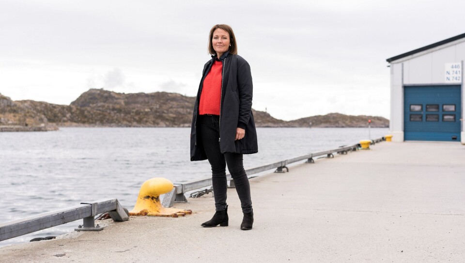 Adm. direktør Line Ellingsen og hennes tradisjonelle fiskeribedrift står i et nytt drama. (Foto: NHO) Adm. direktør Line Ellingsen og hennes tradisjonelle fiskeribedrift står i et nytt drama. (Foto: NHO)