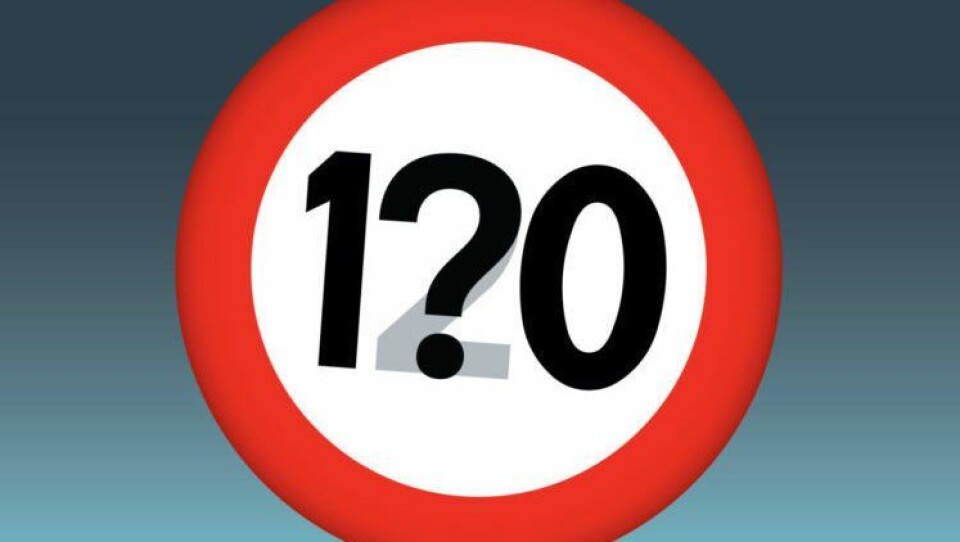 Utbyggingskostnadene øker med 10,5 millioner kilometeren når fartsgrensen skal være 120 km/t i stedet for 110 km/t. (Illustrasjon: Visuell kommunikasjon/Jon Opseth). Utbyggingskostnadene øker med 10,5 millioner kilometeren når fartsgrensen skal være 120 km/t i stedet for 110 km/t. (Illustrasjon: Visuell kommunikasjon/Jon Opseth).