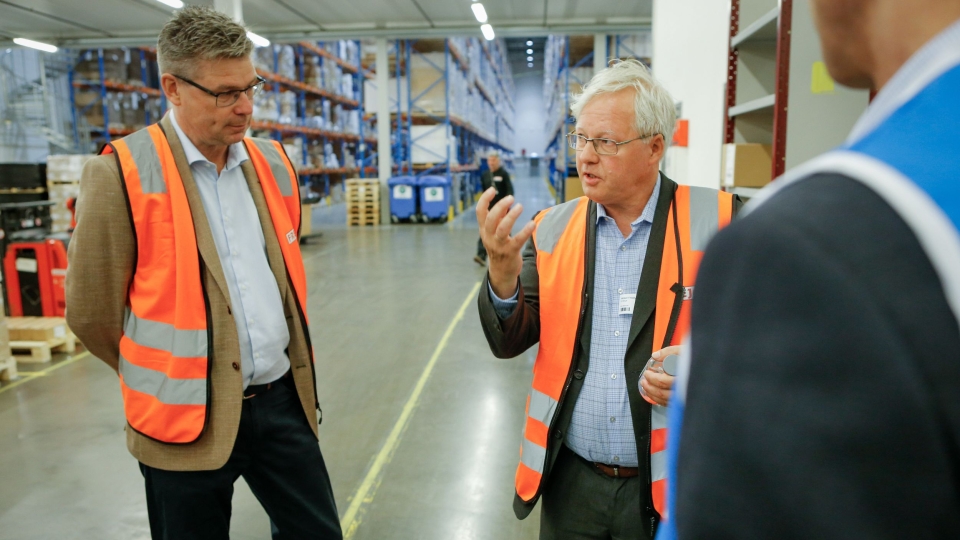 ENIGE: Administrerende direktør i FREJA Norge, Kjell-Arne Eloranta (t.v) og Nordic Supply Chain Manager i B. Braun, Freddy Wilhelm Hansen, er enige om at kvalitet er pri én.