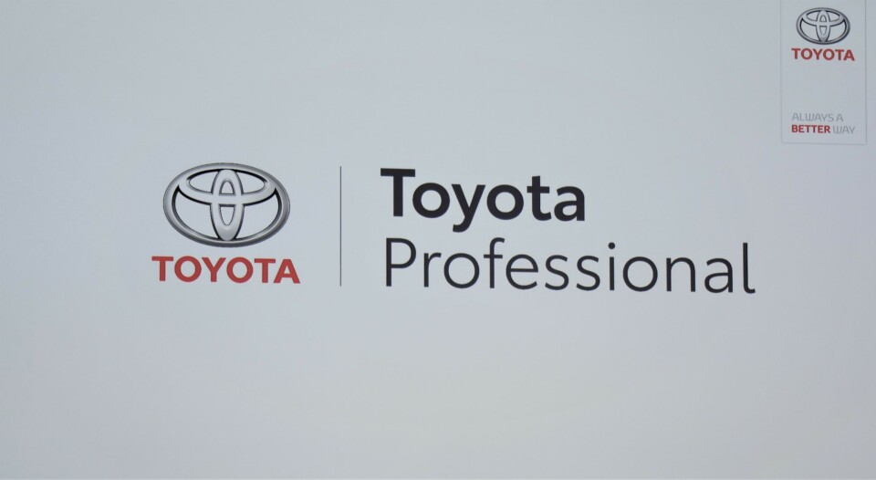 Toyota Professional blir en egen forretningsenhet hos Toyota i Europa. Toyota Professional blir en egen forretningsenhet hos Toyota i Europa.