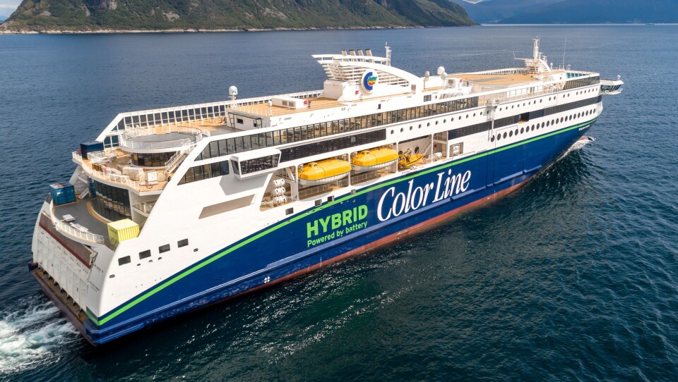 Color Hybrid på prøvetur. Jomfruturen går fra Sandefjord fredag 16. august