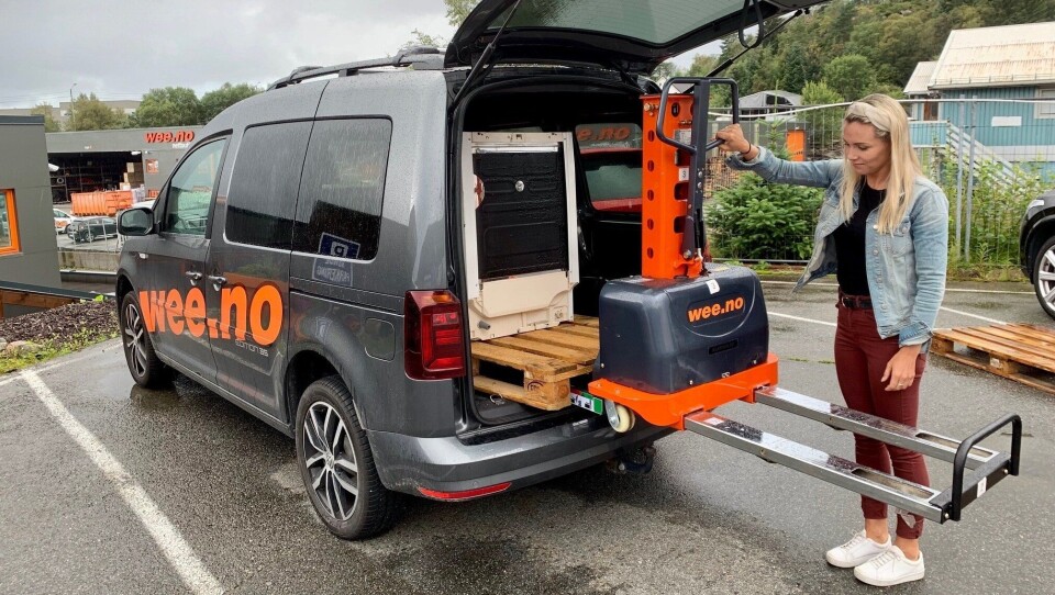 Klatrende minitruck