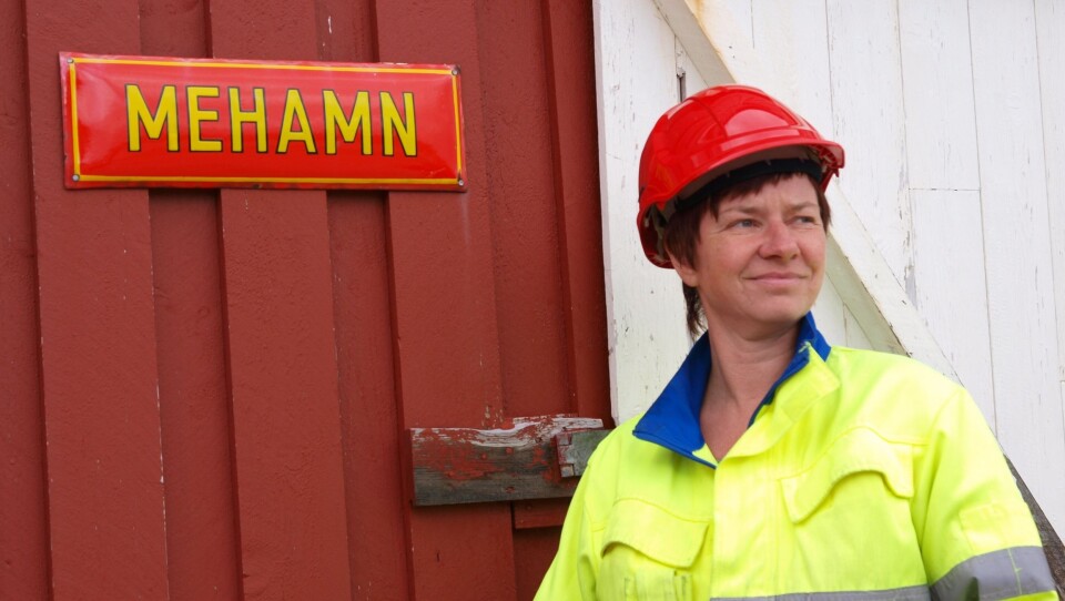 Den daglige lederen ved Nordkynterminalen i Mehamn, Nina Eilertsen, er tankefull om fremtiden.