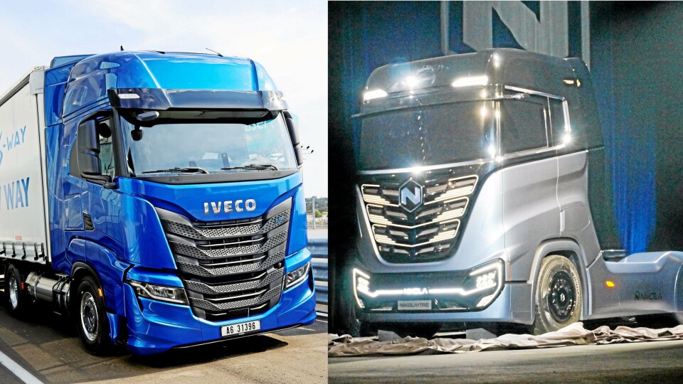 SAMARBEID: Iveco S-Way og Nikola Tre