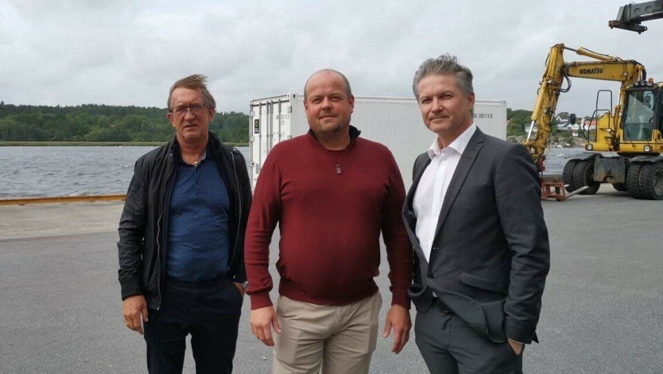 Dette trekløveret var nylig på «turne». Fra venstre: John Hansen, ekspeditør Stokmarknes og Sortland, Rune Saltnes, ekspeditør Brønnøysund og Per Anders Brattgjerd, Product Manager Nor Lines Daily.