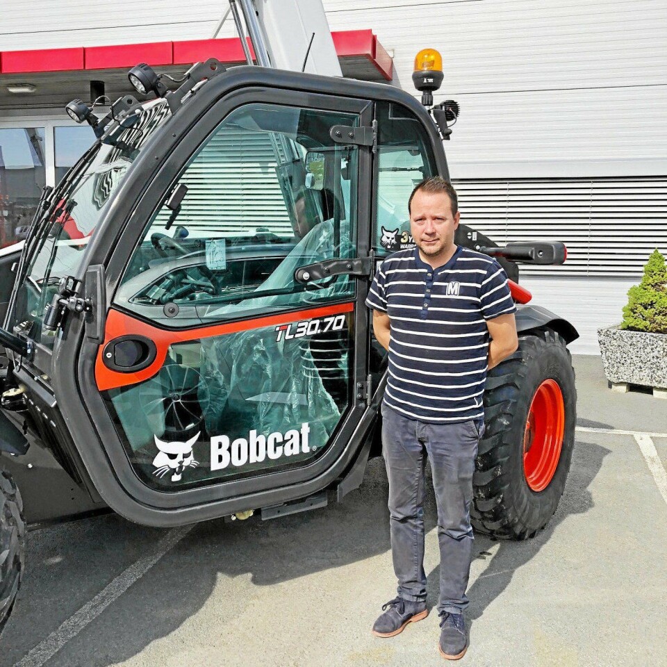 NYTT MERKE: Lasse Aalberg er produktspesialist på BobCat.