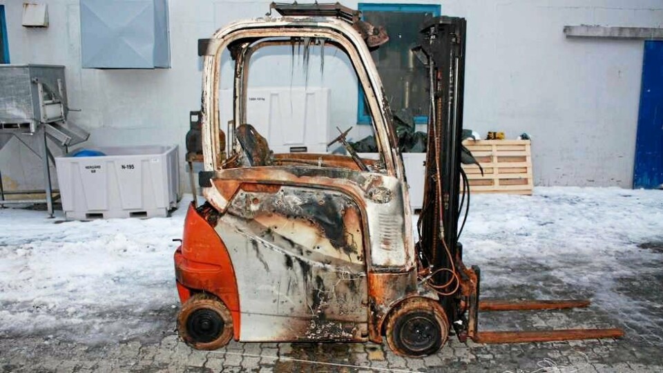 Partene i saken var enig om at brannen startet i trucken, men ikke om hva som var årsaken.