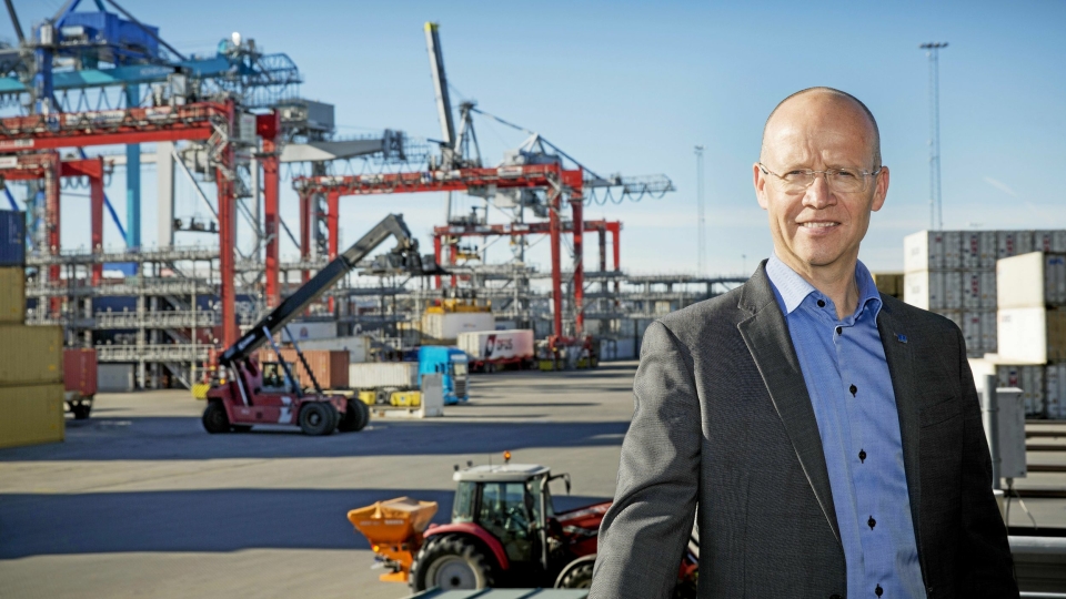 Havnedirektør Ingvar M. Mathisen gleder seg over fin vekst i Oslo Havn. – Vi ser nå virkelig effekten av en strukturell endring, sier han.