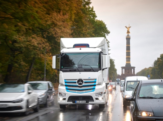 Mercedes-Benz eActros testes for tiden hos kunder i Tyskland og Sveits.