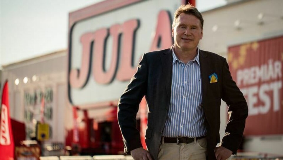 Nu kör vi! sier Jula-eier Karl-Johan Blank, og gjør klar til å bygge ut Nord-Europas største lager.