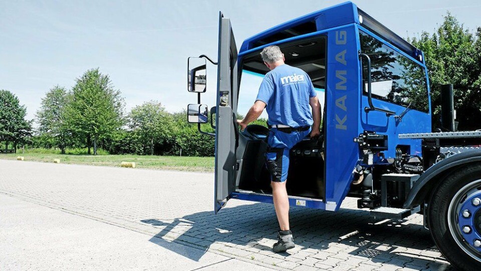 Lavt innsteg er en av de store fordelene med den nye maskinen.
