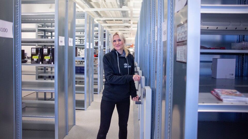 Stine Trygg-Hauger, administrerende direktør i Clas Ohlson, satser på at det nye lageret vil bedre kundeopplevelsen med raskere hjemlevering og bedre tilgjengelighet.