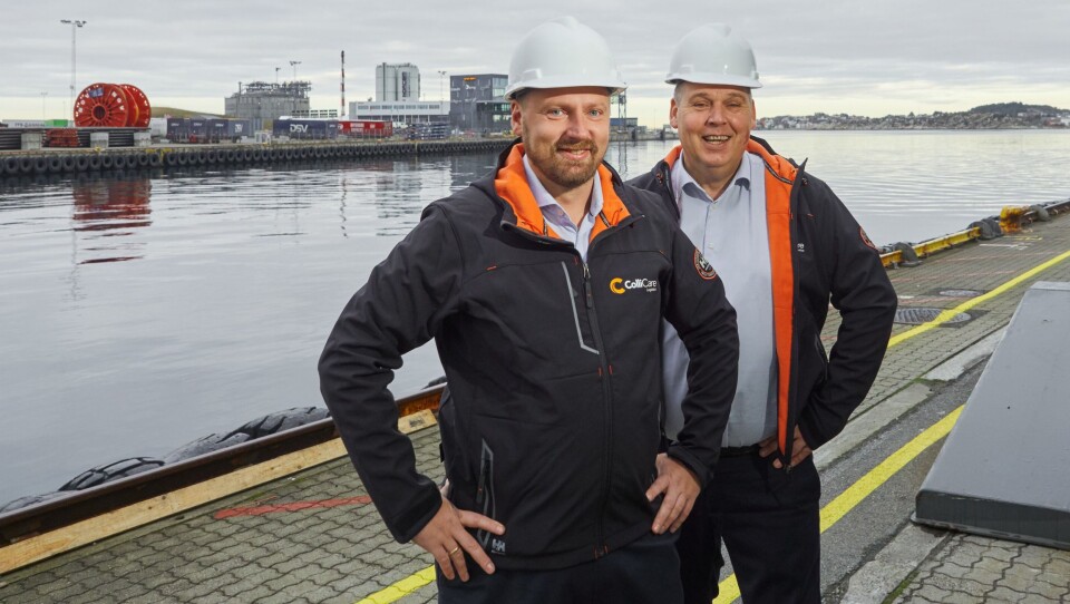 Kjetil Nerland (til venstre) og Georg S Moltu skal lede ColliCares satsing i Stavanger. Kjetil Nerland (til venstre) og Georg S Moltu skal lede ColliCares satsing i Stavanger.