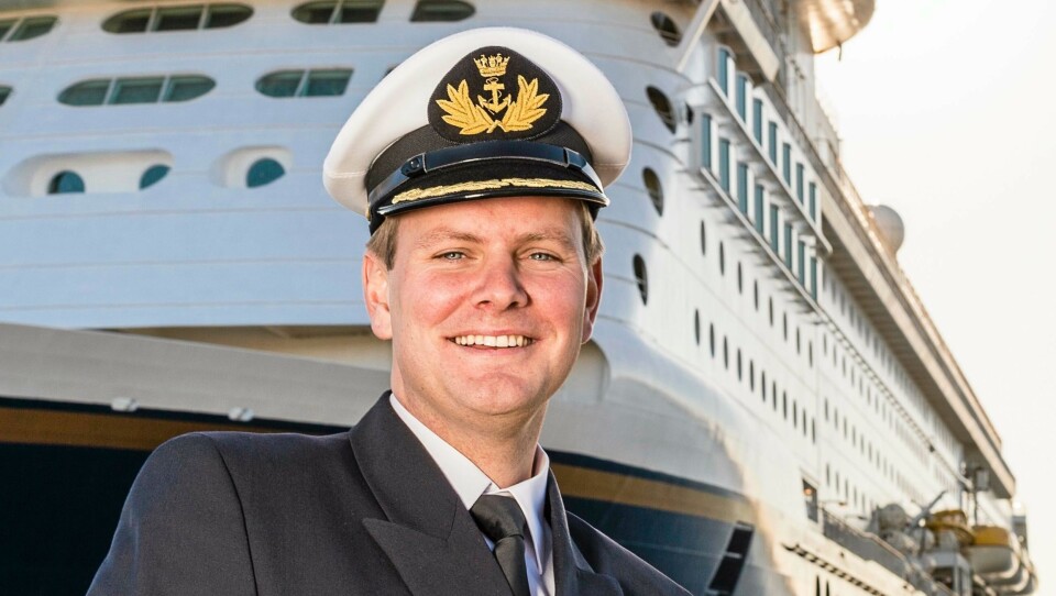 Havnedirektør i Karmsund Havn, Tore Gautesen, gleder seg over stor vekst i containertrafikken over havnen.