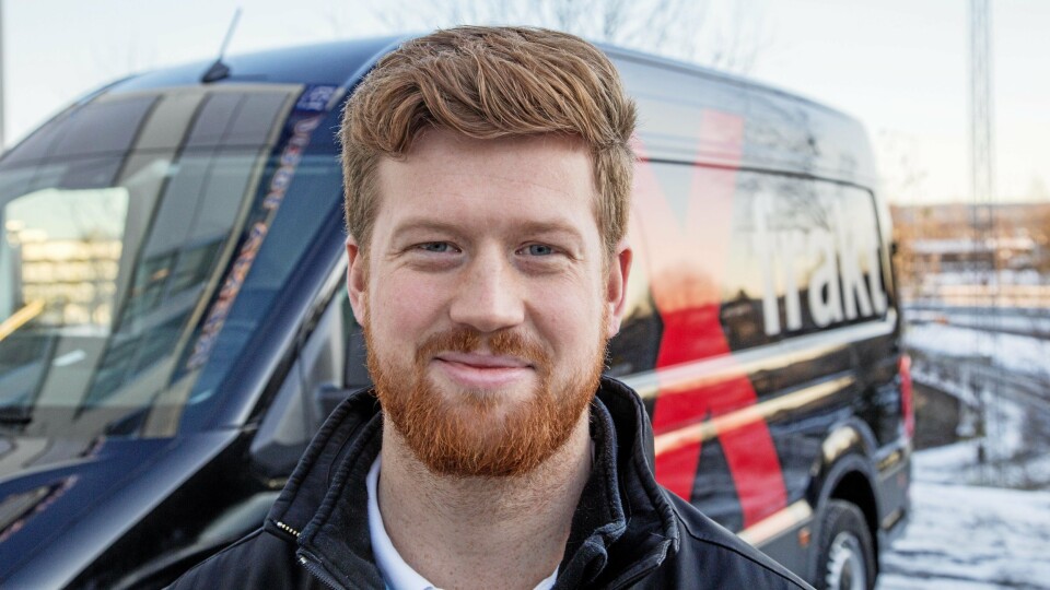 SATSER: Benjamin Juell har ambisjoner om både vekst og kvalitet for Xfrakt.